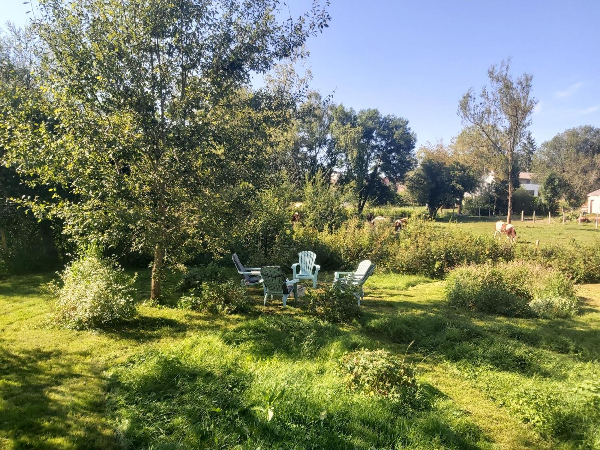 Apartamento Sous Le Saule Nods Exterior foto