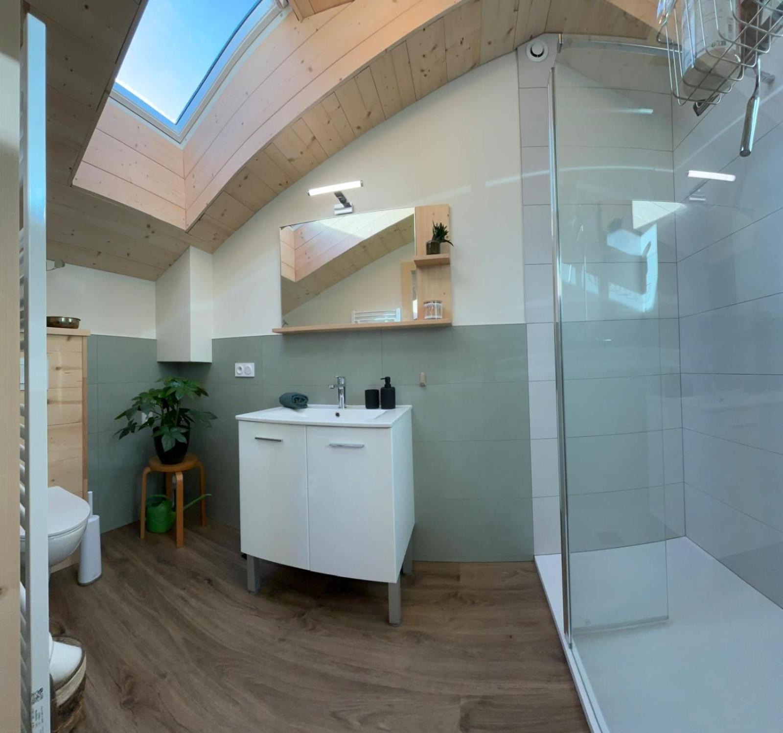 Apartamento Sous Le Saule Nods Exterior foto