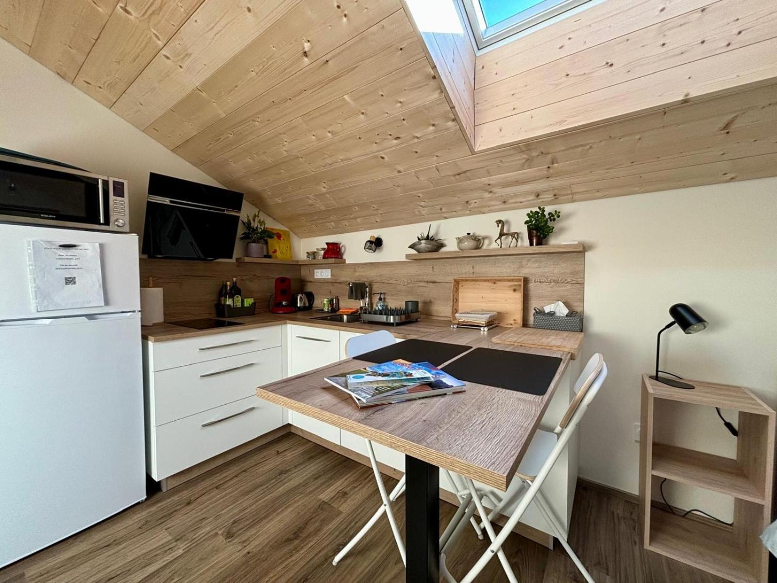 Apartamento Sous Le Saule Nods Exterior foto