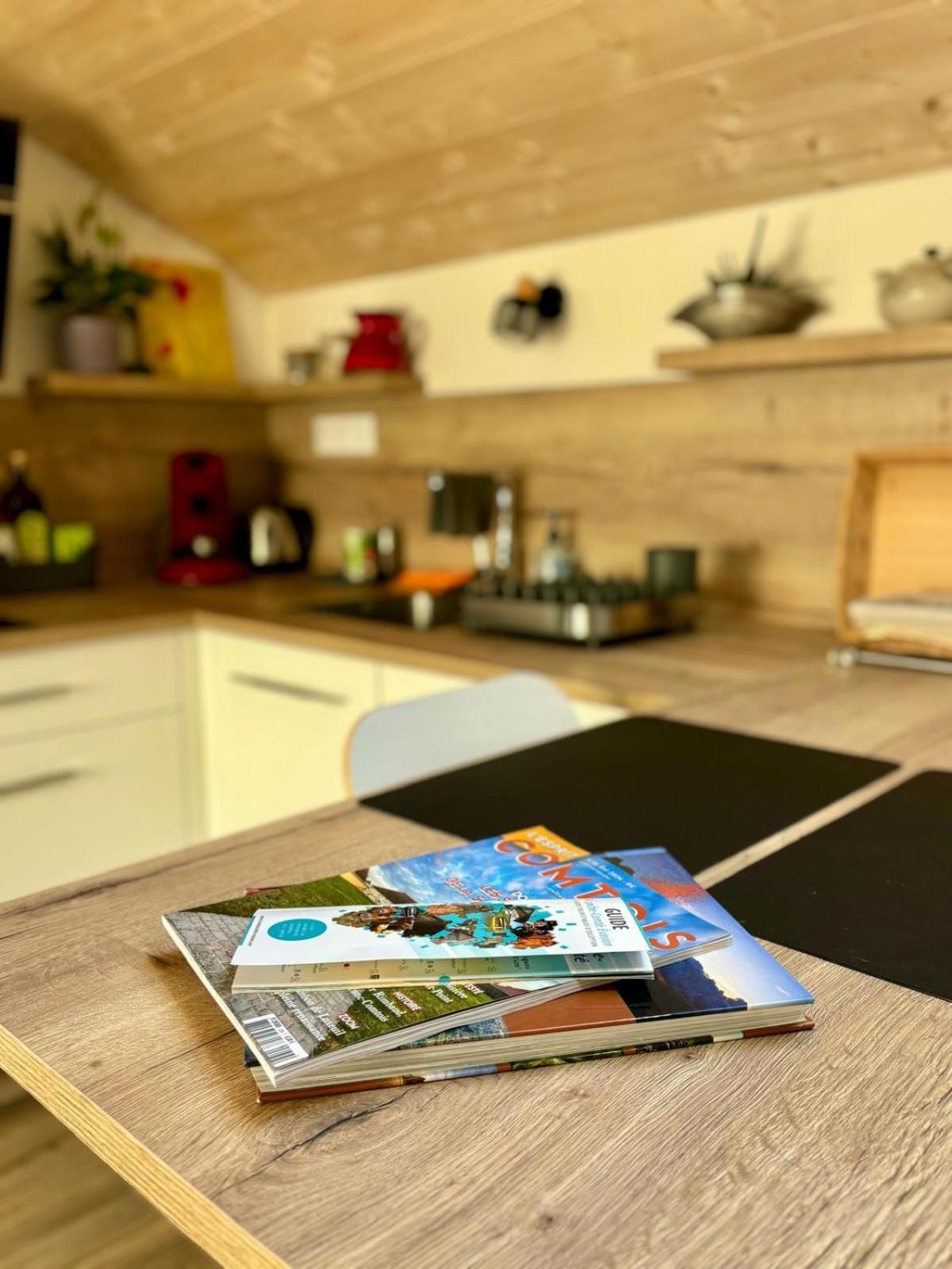Apartamento Sous Le Saule Nods Exterior foto
