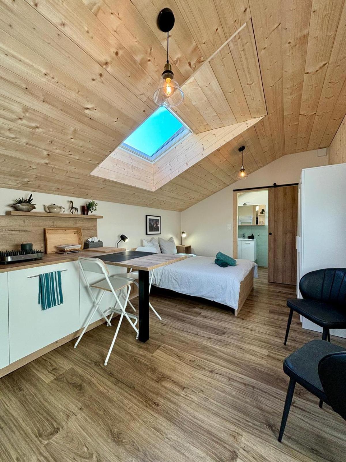 Apartamento Sous Le Saule Nods Exterior foto