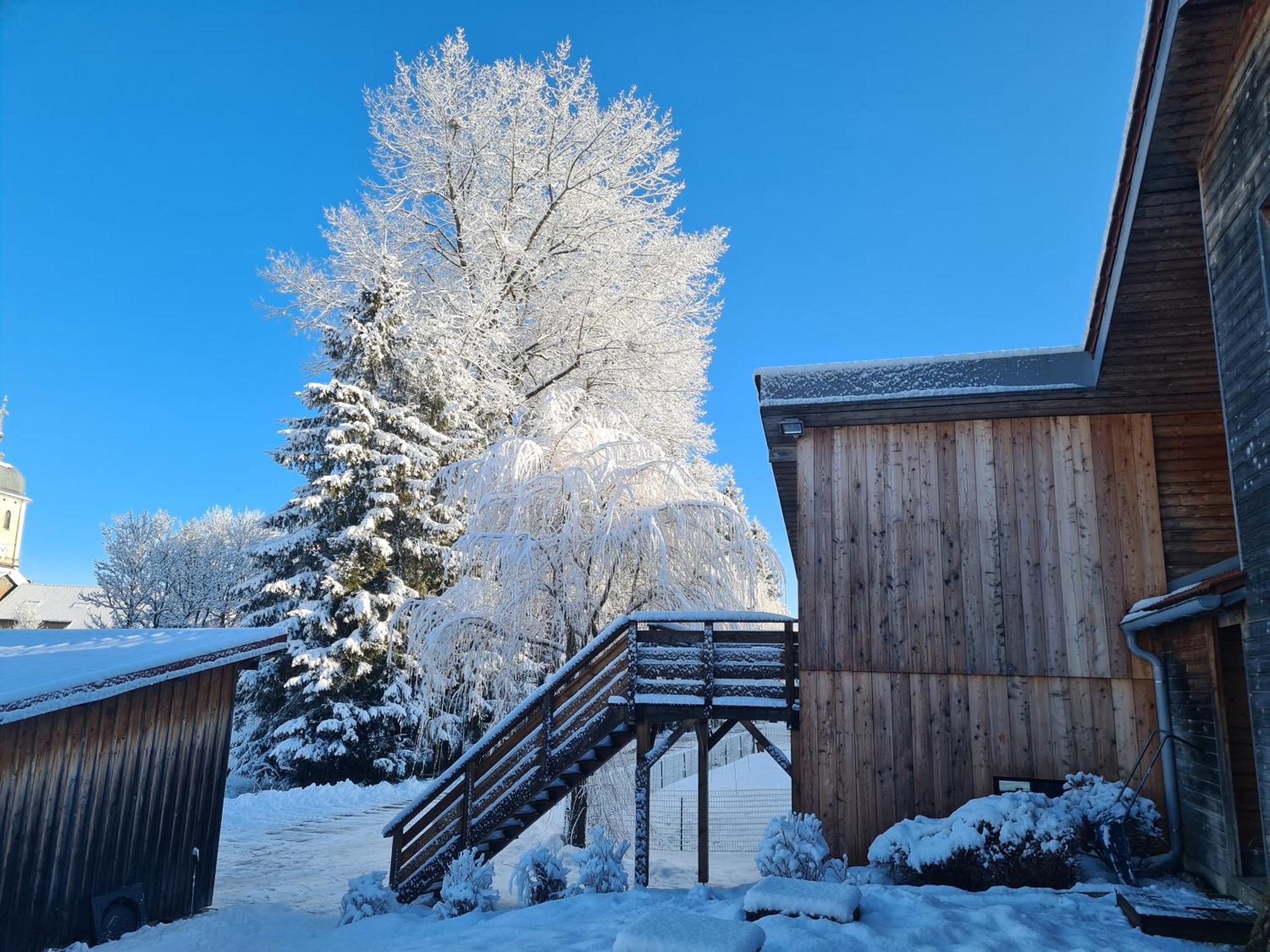 Apartamento Sous Le Saule Nods Exterior foto