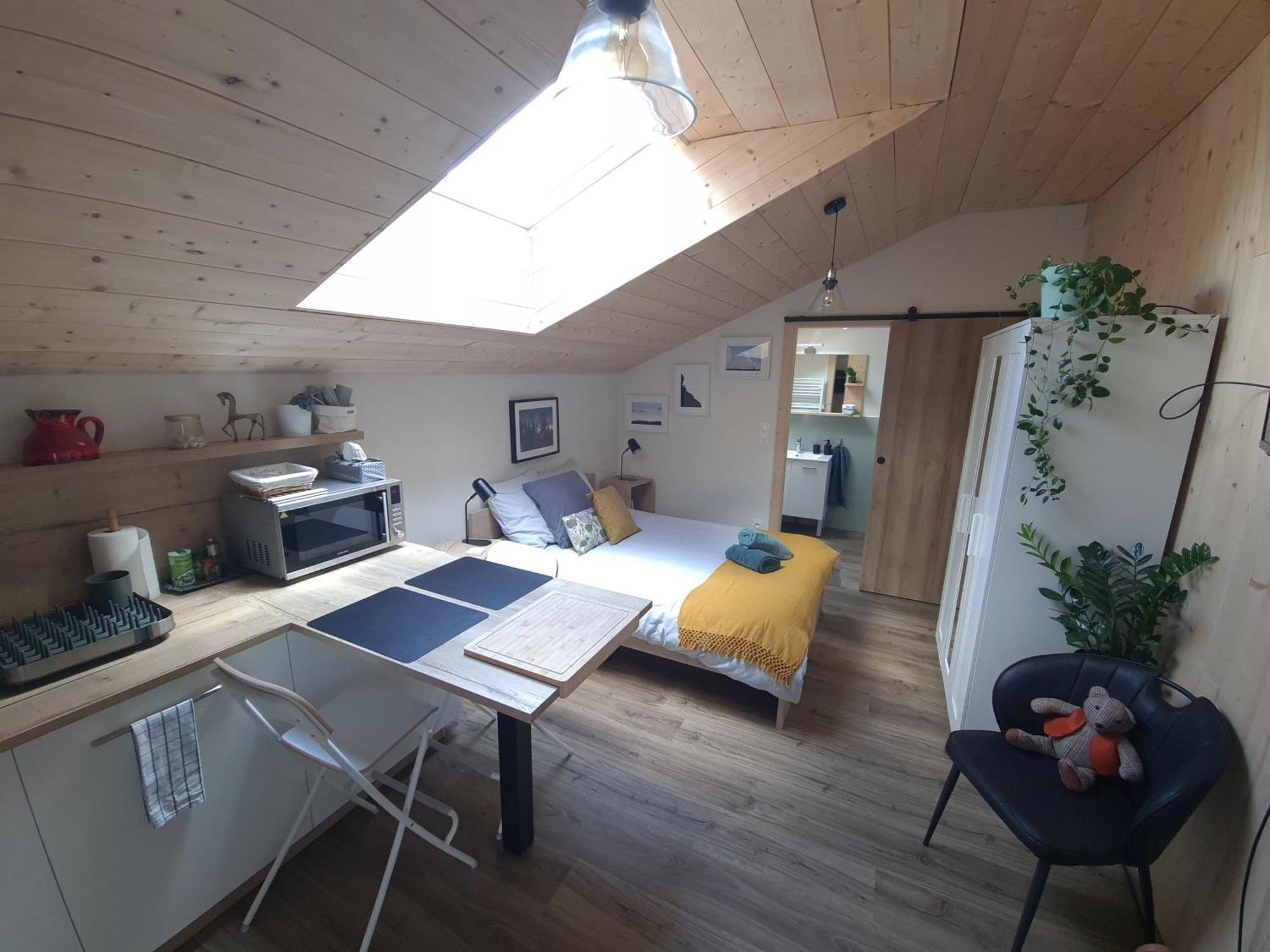 Apartamento Sous Le Saule Nods Exterior foto